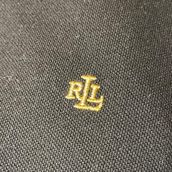 RL Black Polo Shirt with Logo - Picture 3 of 8
